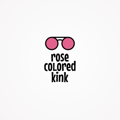 Optics logo with the title 'Logo for Rose Colored Kink'