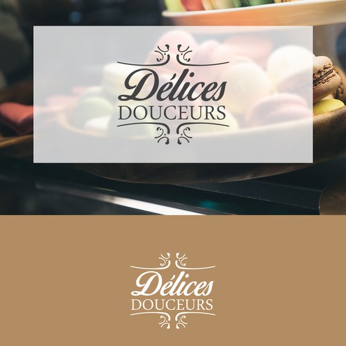 Bistro logo with the title 'Delicate logo for a bistro'