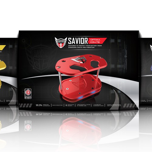 Car packaging with the title 'Savior '