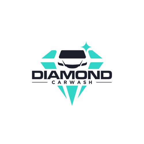 Diamond brand with the title 'diamond carwash logo'