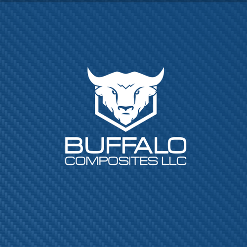 Buffalo design with the title 'Logo for Carbon Fiber Part Company'