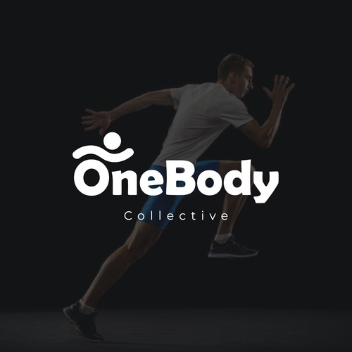 Sports apparel logo with the title 'OneBody Collective athleticwear logo'