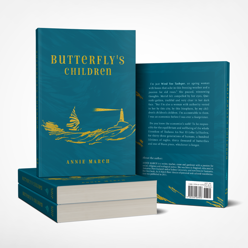 Abstract book cover with the title 'Fantasy book cover design'