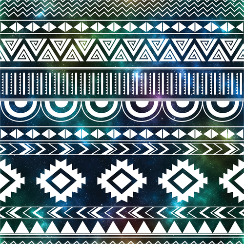 Aztec design with the title 'Seamless Aztec Pattern'