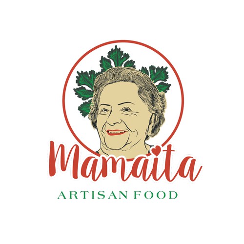 Family business logo with the title 'Artisan Food logo design.'