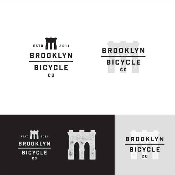 Solid design with the title 'Brooklyn Bicycle Co.'
