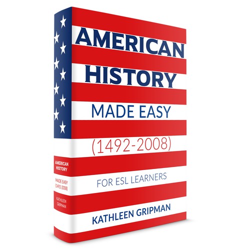 History book cover with the title 'American History Made Easy (1492-2008)'