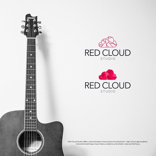 Music studio logo with the title 'Music Studio logo design'