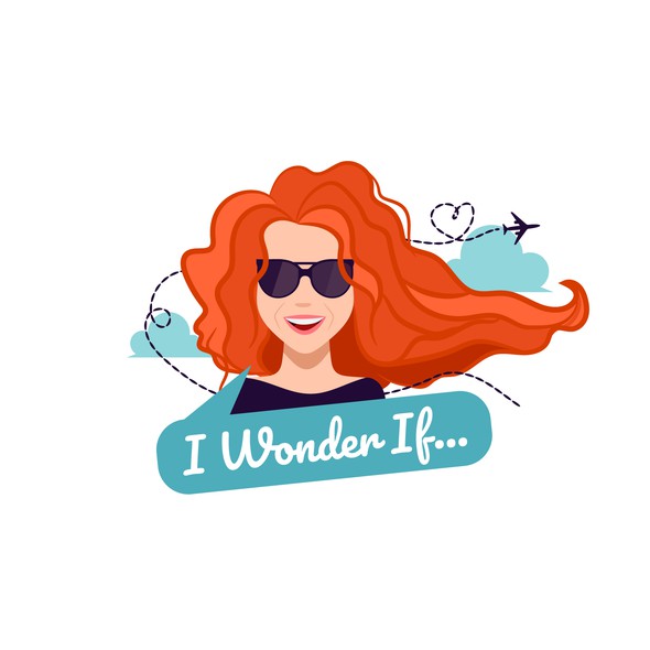 Redhead design with the title 'I wonder if ...'