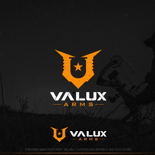 Military design with the title 'Logo design for Valux Arms'