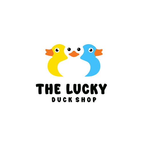 Discover logo with the title 'The Lucky Duck Shop Logo'