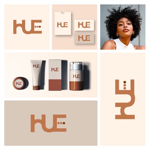 Curly logo with the title 'HUE'
