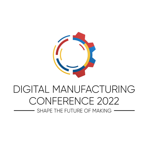 Conference design with the title 'Digital Manufacturing Conference 2022'
