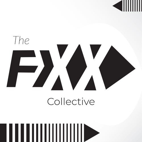 Dynamic brand with the title 'Negative space Logo'