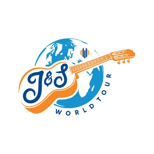 Tour logo with the title 'J&S World Tour'