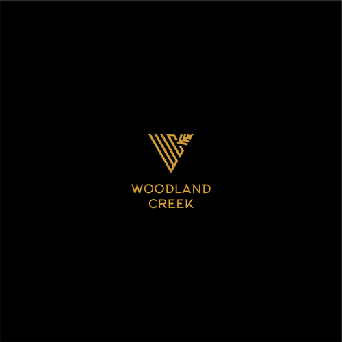 Creek design with the title 'Woodland Creek'