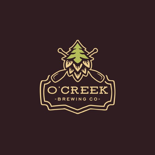 Hops logo with the title 'Logo for local brewing company'