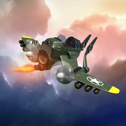 Mayan design with the title 'airplane'