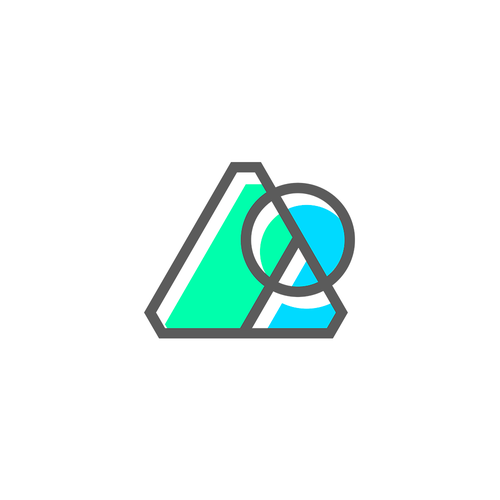 Geometric design with the title 'Logo Redesign'