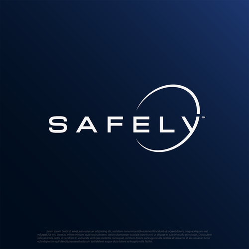 Crescent logo with the title 'Concept logo for SAFELY'