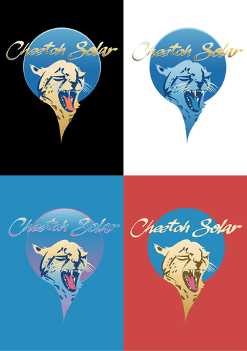 Cheetah design with the title 'Cheetah Solar. '