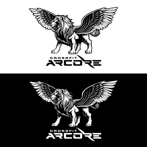 Wing illustration with the title 'WINGED LION'