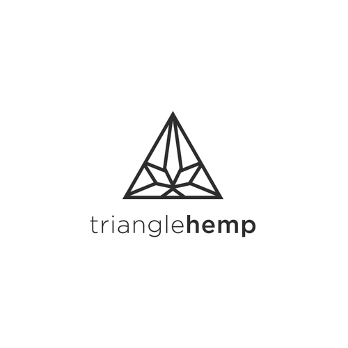 Hemp logo with the title 'Triangle Hemp'