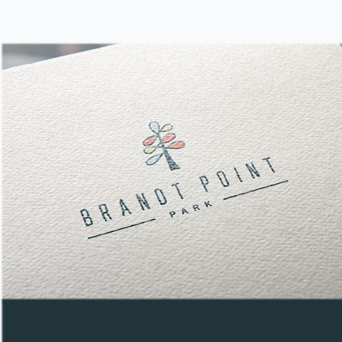 Friendly logo with the title 'Clean friendly park logo'