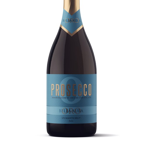 Champagne label with the title 'Premium brut label'