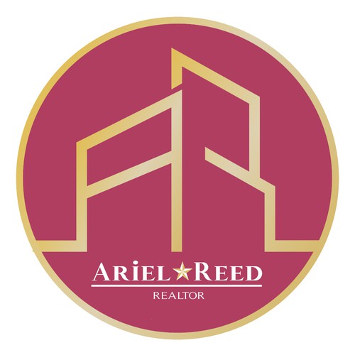 Real estate logo with the title 'Ariel Reed Logo'