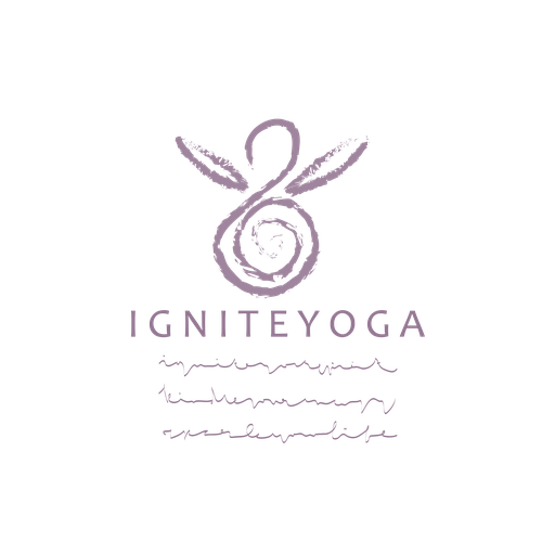 Basic logo with the title 'Logo concept for Yoga'