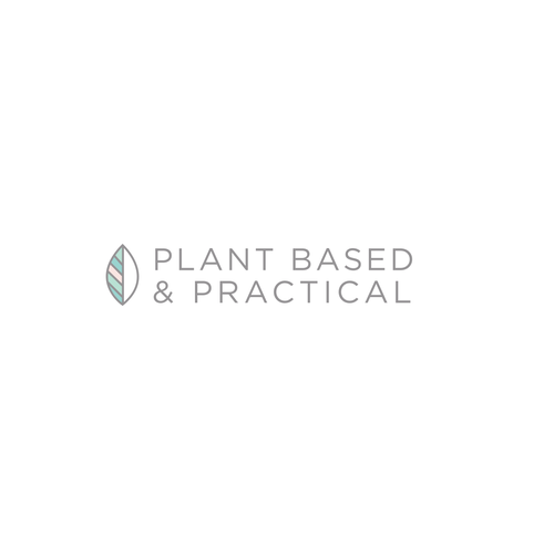 Vegan logo with the title 'Plant Based & Practical'