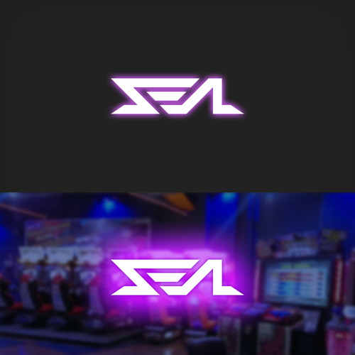 Bowling logo with the title 'Logo for Entertainment Center'