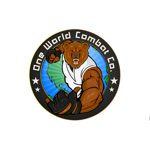 Angry logo with the title 'World Combat'