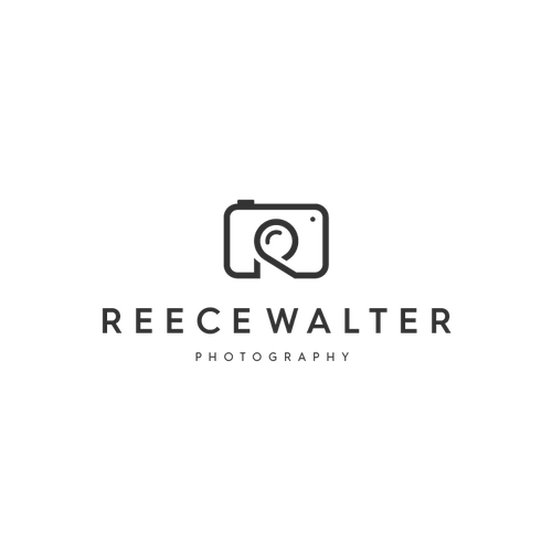 Round design with the title 'Photography logo for reece walter '