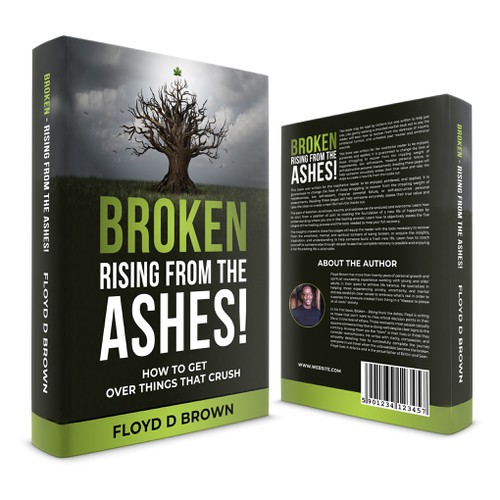 Broken design with the title 'Broken Rising from the Ashes'