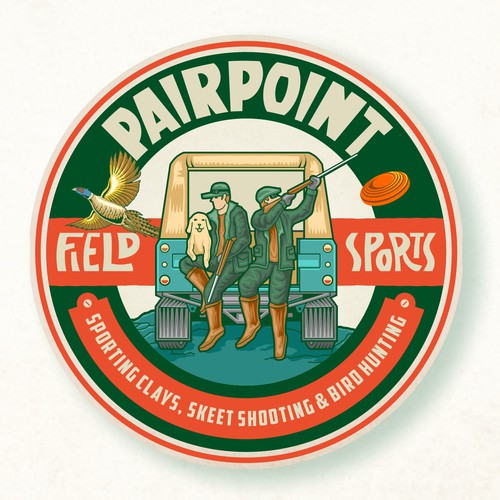 Off-road logo with the title 'PAIRPOINT FIELD SPORTS'