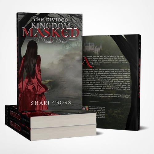 Fog design with the title 'MASKED - Book Cover'