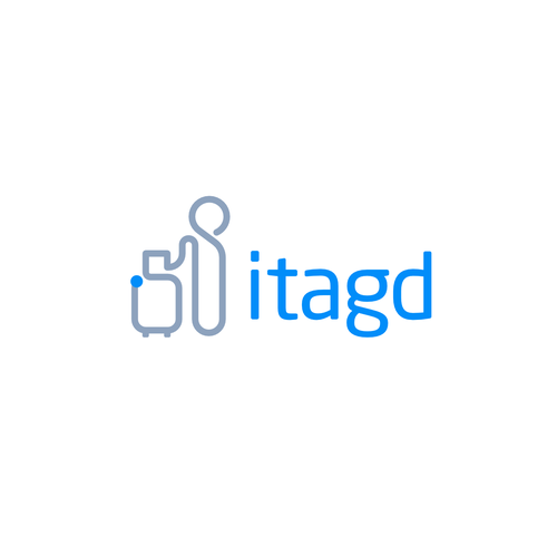 Luggage logo with the title 'Logo Concept For Travel Industry itagd'