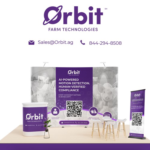 Booth design with the title 'booth exhibition'