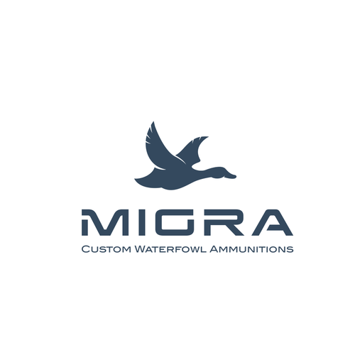 Duck logo with the title 'Duck Logo For waterflow ammunutin'