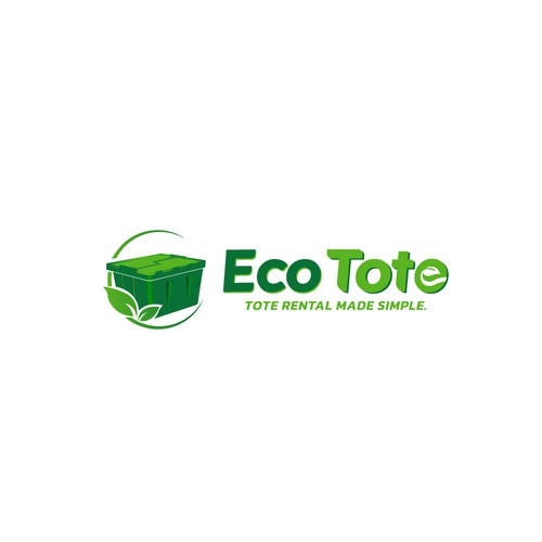 Rental logo with the title 'Eco Tote Rental Logo'