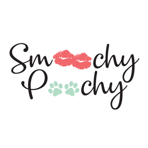 Lip logo with the title 'Cute Logo for Dog Products'