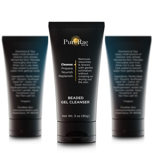 3-dimensional design with the title '3D Rendering Of A Cleanser'