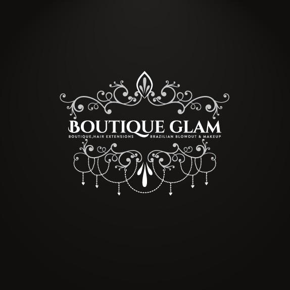 Makeup design with the title 'Discover vintage Logo design for BoutiqueGlam'