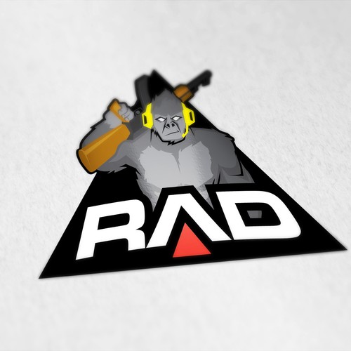 Extreme design with the title 'RAD Concept Logo '