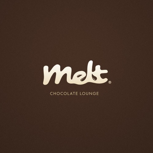 Melting logo with the title 'Melt Chocolate Lounge'