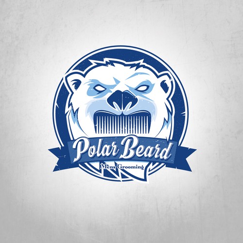 Comb design with the title 'Polar Beard'