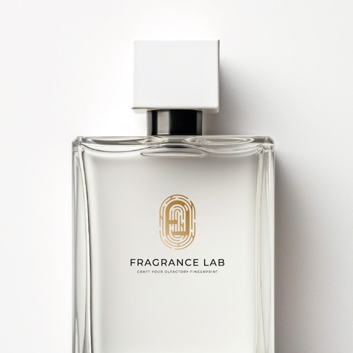 Perfume logo with the title 'FRAGRANCE LAB'