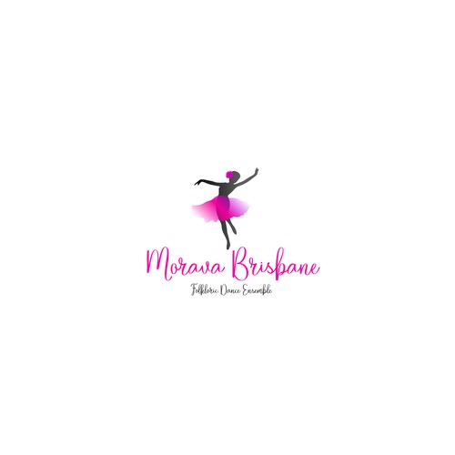 Dance school logo with the title 'Morava Brisbane'